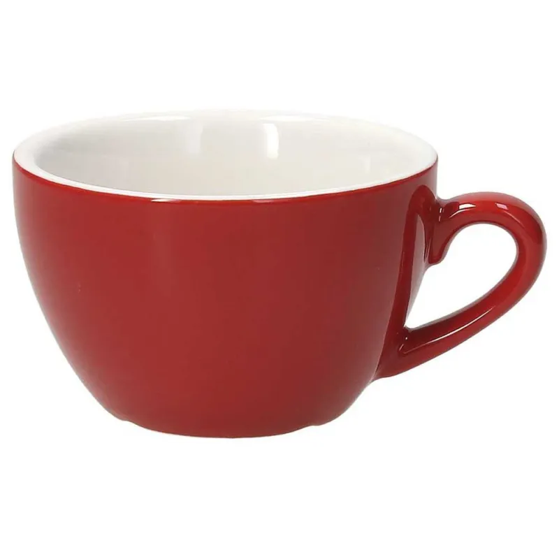 Prezzo Basso Tazza colazione senza piatto da 340 cc Rosso Porcellana Rosso