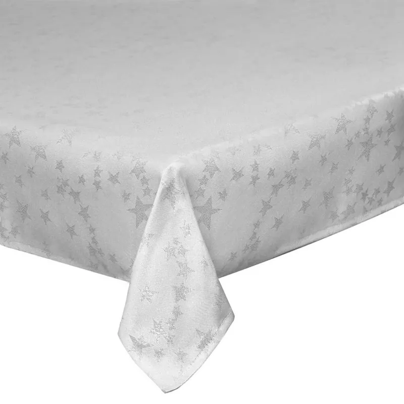 Tovaglia 150 x 300 cm Dream Silver Poliestere Grigio Più Venduto