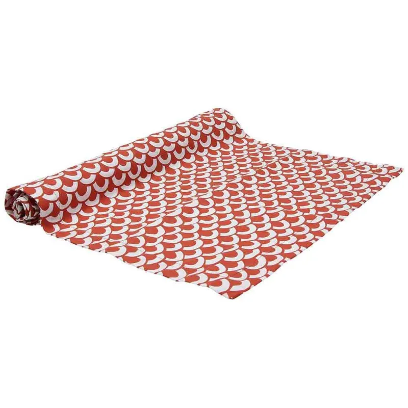 Affare Runner 40 cm x 140 cm Cotone Rosso