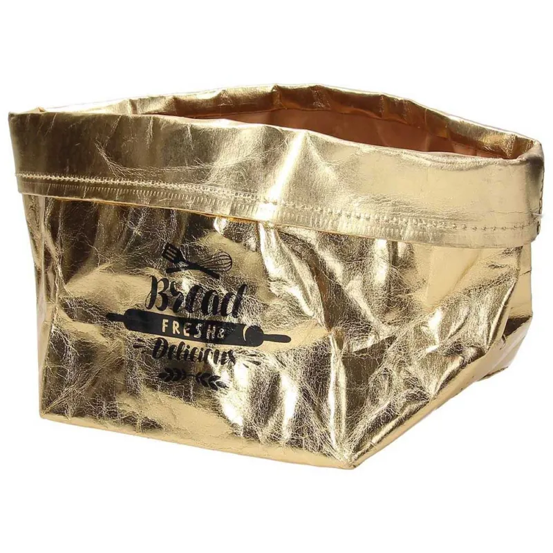Cestino 15 cm x 15 cm x H 13 cm Papier Gold Carta/Cartone Oro Offerta Limitata