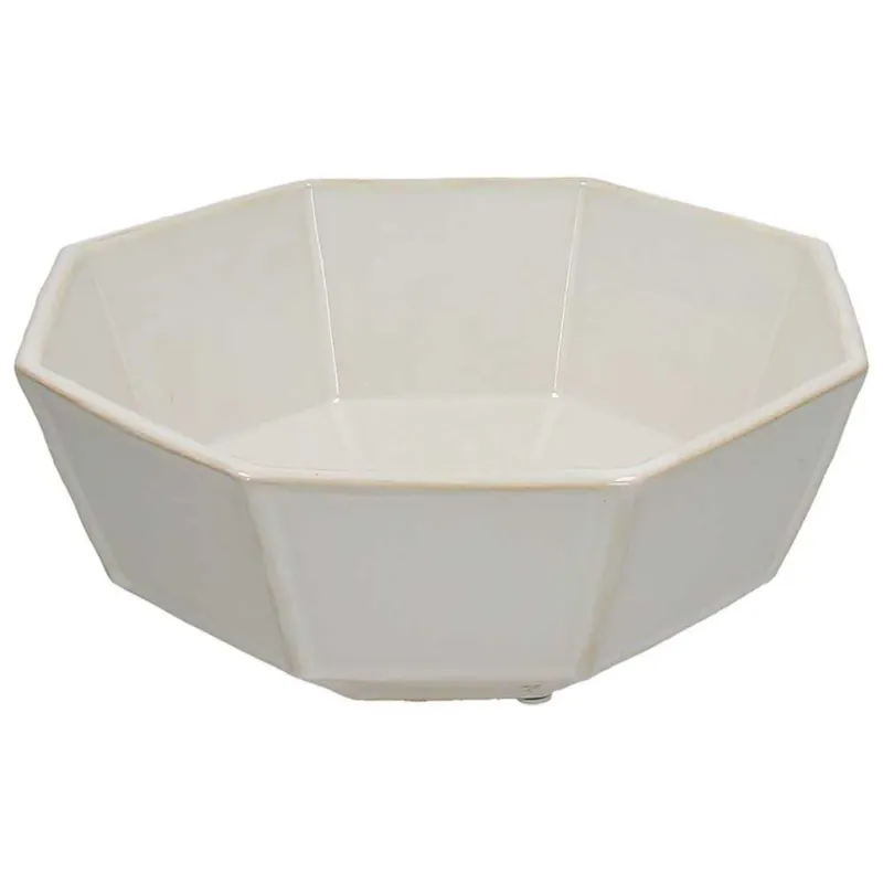 Centrotavola coppa 29 cm x H 16 cm Ceramica Bianco Quantità Limitata