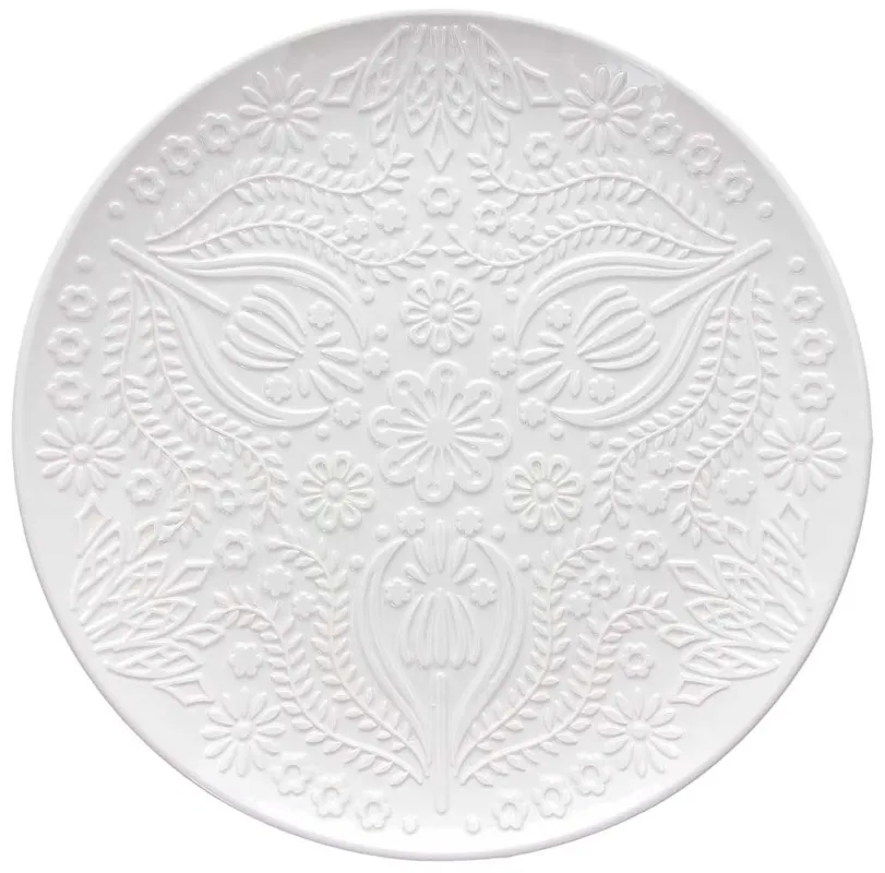 Piatto portata 30 cm x H 3 cm Copenaghen Porcellana Bianco Occasione