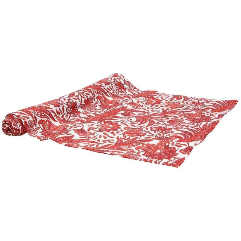 Occasione Imperdibile Runner 40 x 140 cm Cotone Rosso