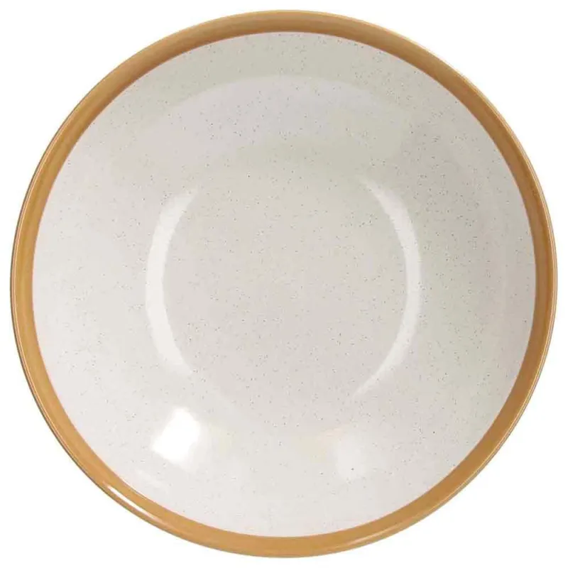 Saldi Piatto fondo 21 cm Woody Stoneware Beige