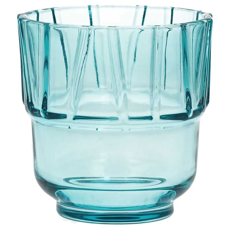 Ultima Occasione Bicchiere impilabile cc 245 Azzurro Vetro Azzurro