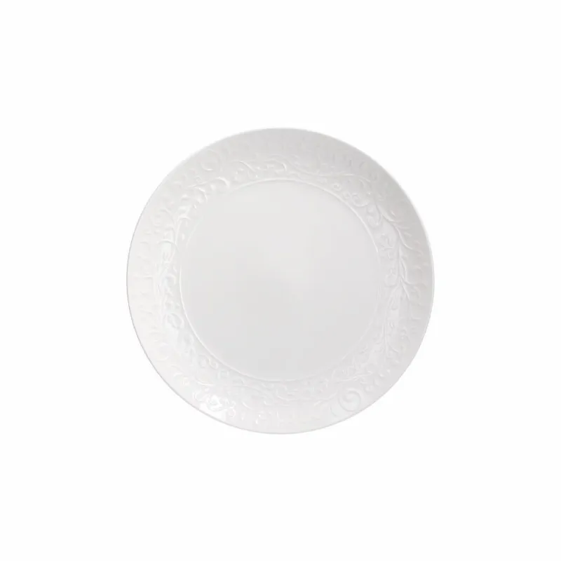 Prezzo Basso Piatto piano coupe cm 25 Bianco Jasmin Porcellana Bianco