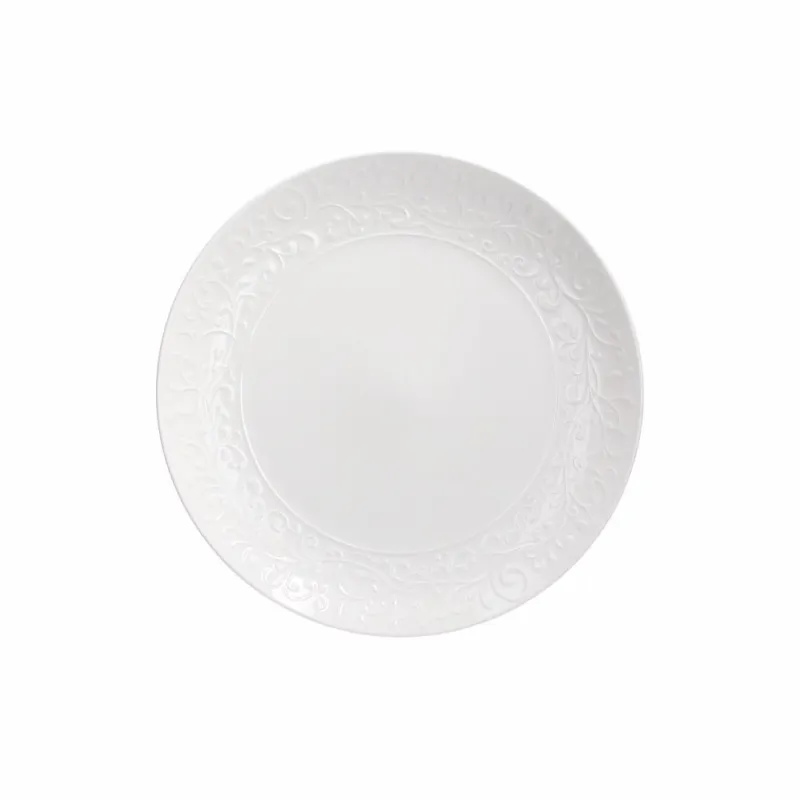 Piatto piano coupe cm 28 Bianco Jasmin Porcellana Bianco Vendita Finale