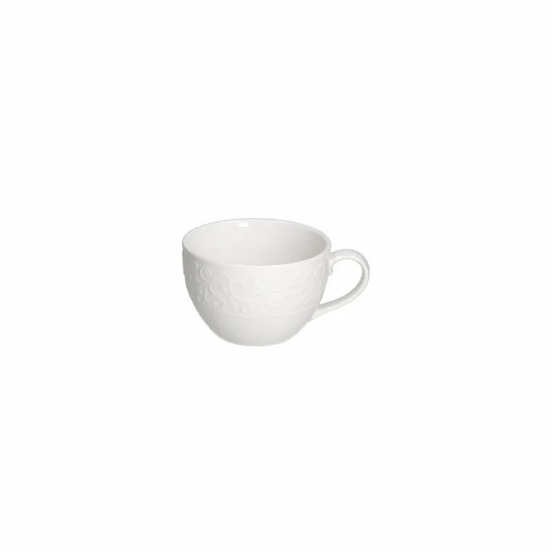 Prezzo Basso Tazza tè senza piatto cc 200 Bianco jasmin Porcellana Bianco