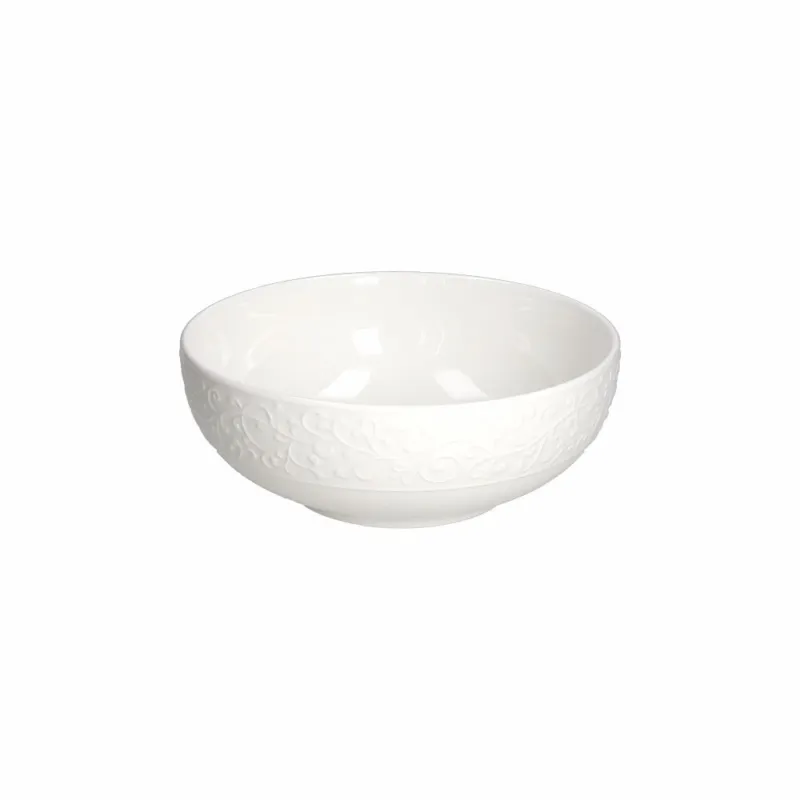 Non Perdere Insalatiera cm 20 Bianco Jasmin Porcellana Bianco