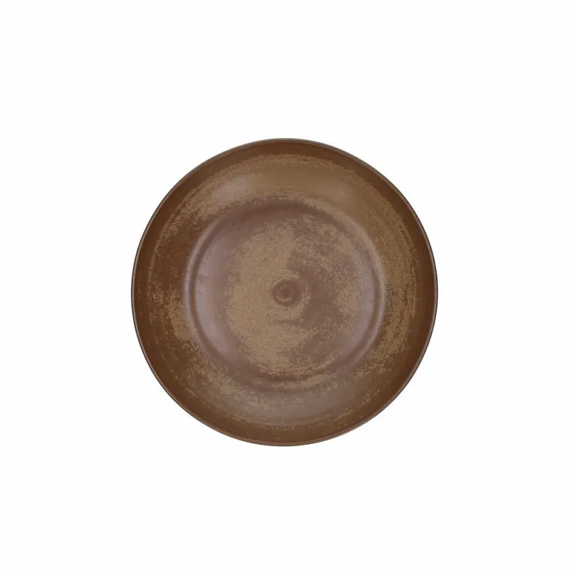 Super Prezzo Piatto fondo cous cous cm 25 Brown Biscuit Porcellana Marrone
