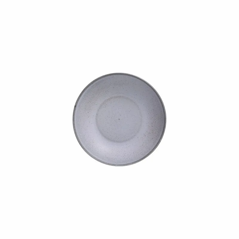 Piatto fondo cm 20 Blue Storm Porcellana Grigio Promozione Esclusiva