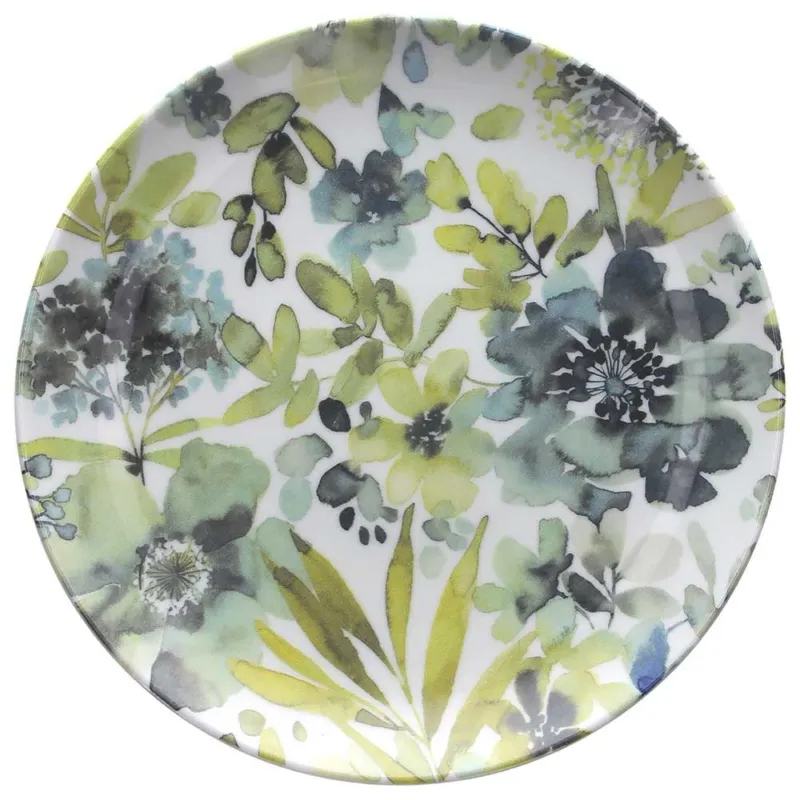 Piatto dessert 20 cm Porcellana Verde Super Prezzo