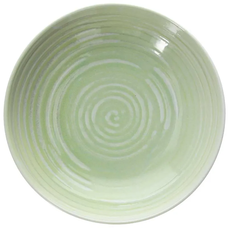 Affare Piatto fondo 20 cm Porcellana Verde