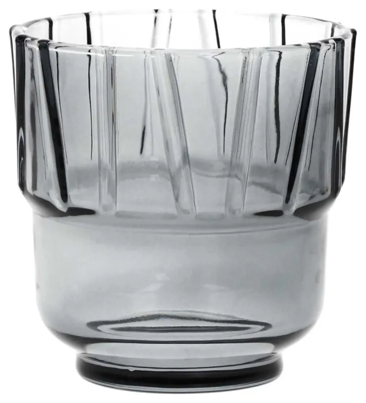 Bicchiere impilabile cc 245 Grigio Vetro Grigio Professionale