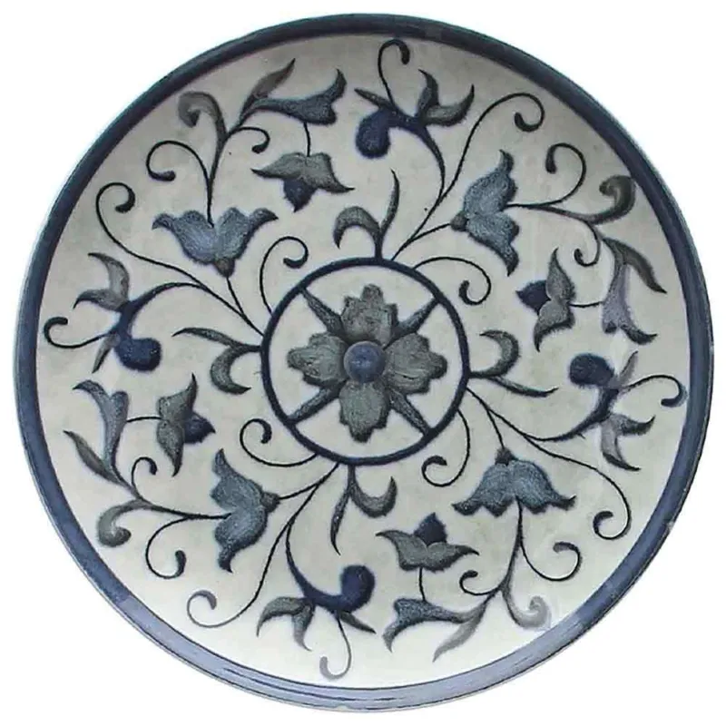 Piatto piano cm 26 Blue Porcellana Blu A Buon Prezzo