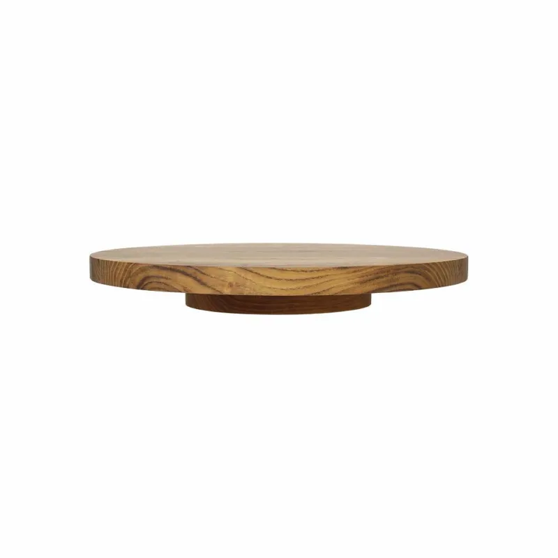 Tagliere rotondo girevole cm 30 Bamb H Legno Marrone Sconto