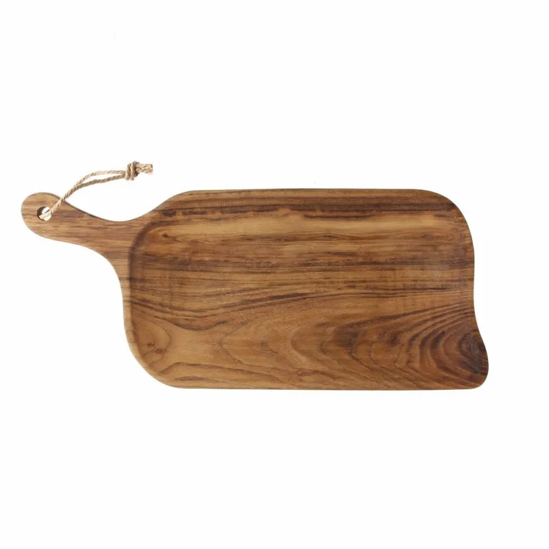 Tagliere rettangolare incavo cm 44 Bamb H Legno Marrone Soddisfatti O Rimborsati