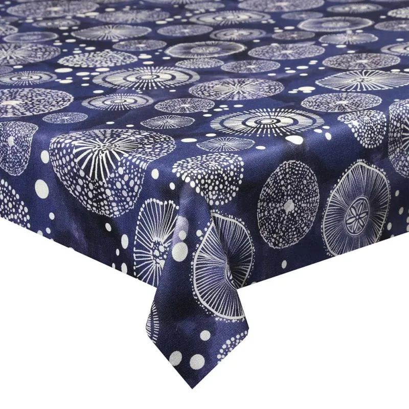 Tovaglia 140 x 240 cm Cotone Blu Super Prezzo