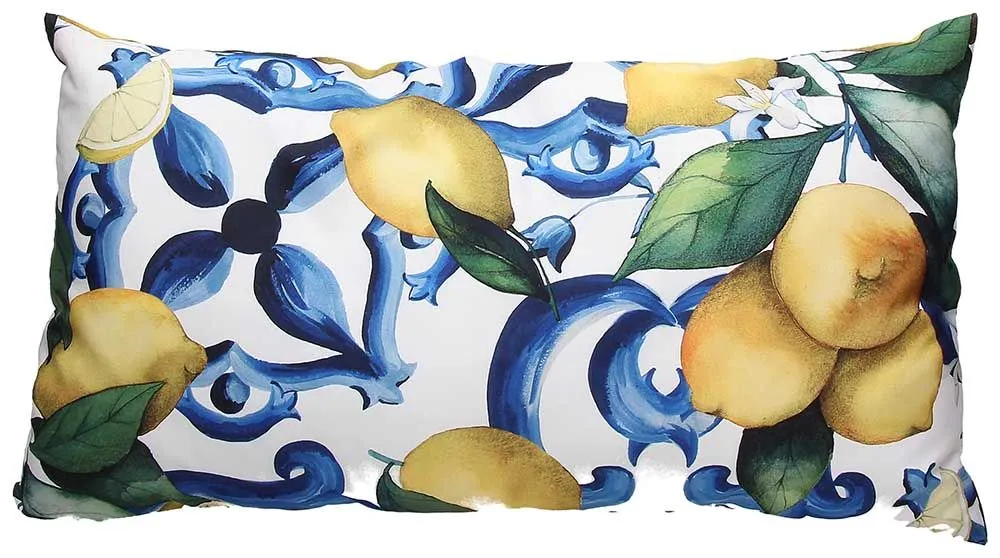 Occasione Imperdibile Cuscino rettangolare 35 x 60 cm Poliestere Blu