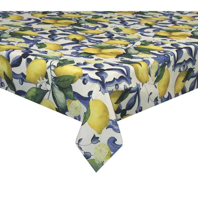 Tovaglia 140 x 240 cm Cotone Blu Popolare