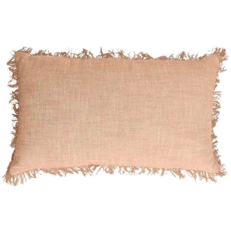 Cuscino rettangolare 35 x 50 cm Pesca Cotone Arancione Nuova Collezione