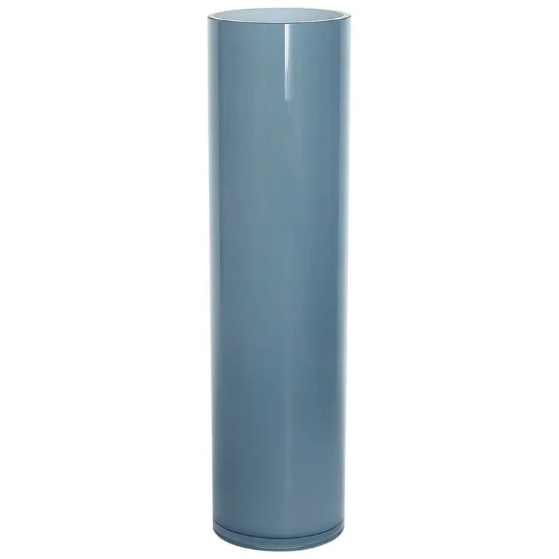 Pagamento Sicuro Vaso cilindrico 8 cm x H 30 cm Ottanio Vetro Blu