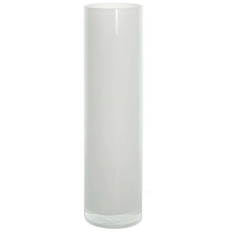 Soddisfatti O Rimborsati Vaso cilindrico 8 cm x H 30 cm Vetro Bianco