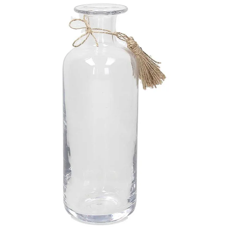 Promozione Esclusiva Vaso bottiglia medio 9 cm x H 26 cm Vetro Trasparente