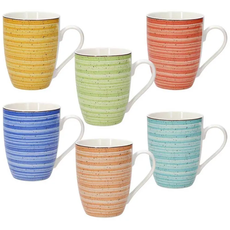 Non Perdere Mug 350 cc Kaleido New Bone China Multicolor