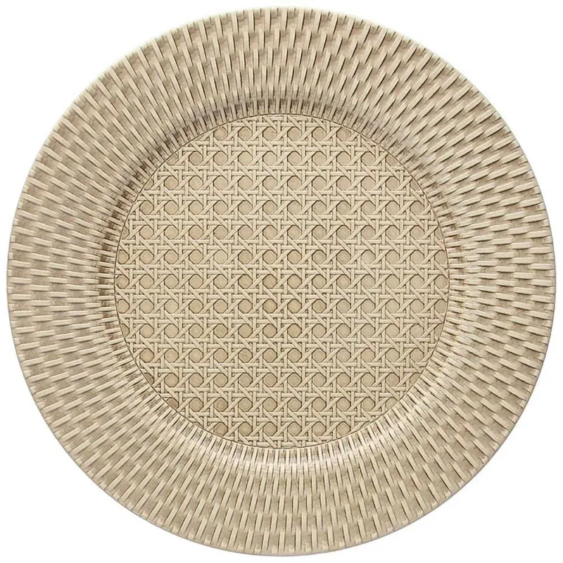Sottopiatto cm 33 Vienna chiaro Polipropilene Beige Super Prezzo