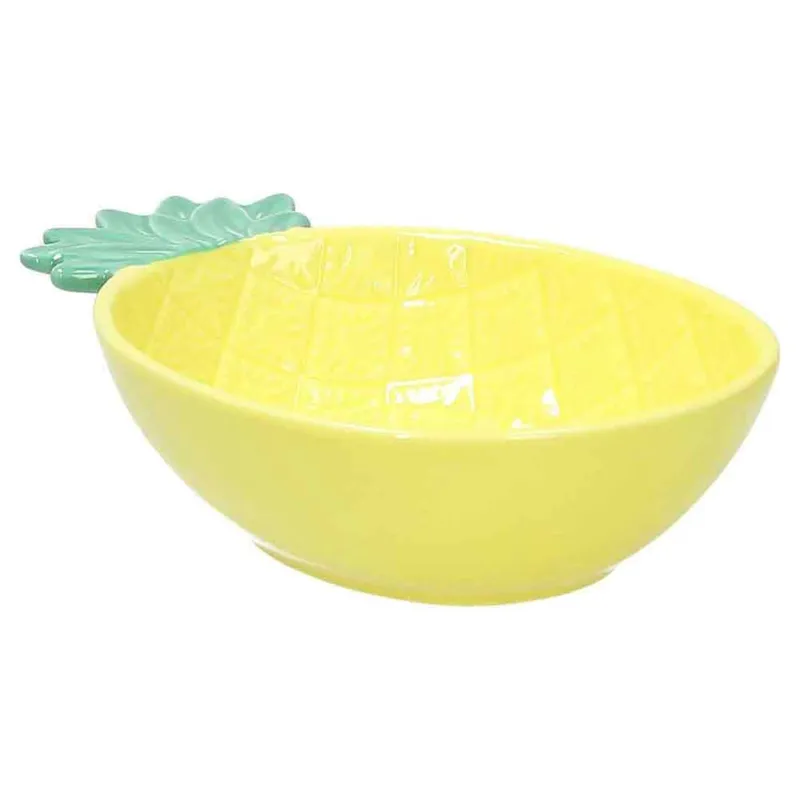 Scelto Dai Clienti Ciotola ananas media 22 cm x 14 cm x H 6 cm Pachy Stoneware Giallo