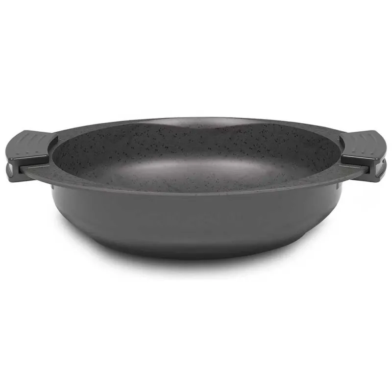 Tegame 2 manici 24 cm Alluminio Nero Non Perdere