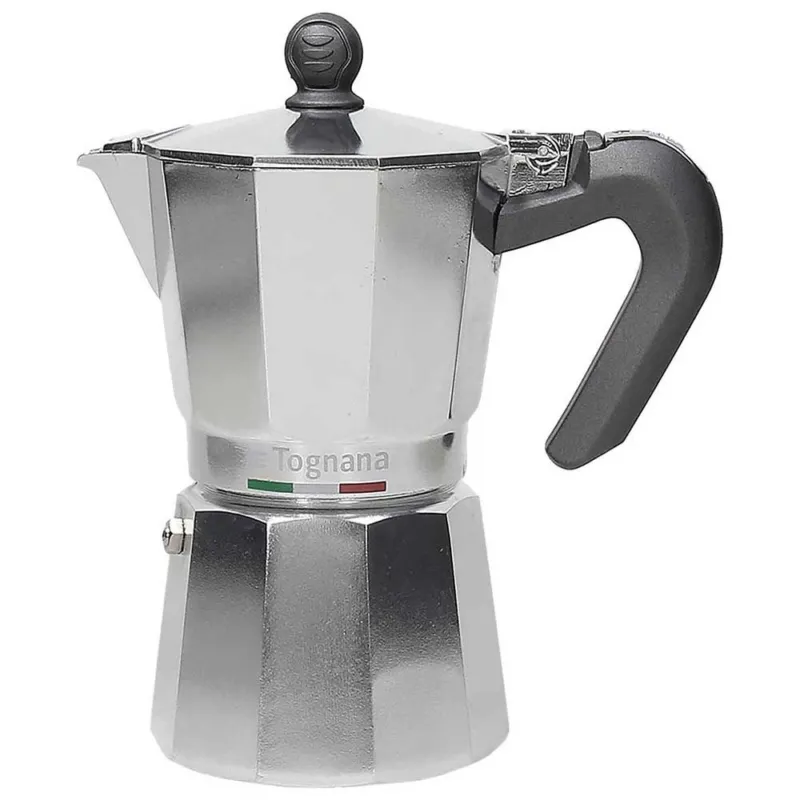 Caffettiera 3 tazze Alluminio Argento Prezzo Conveniente