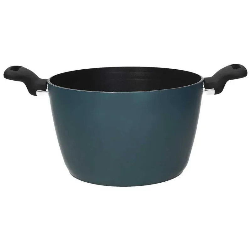 Non Perdere Casseruola 2 manici 24 cm Alluminio Blu