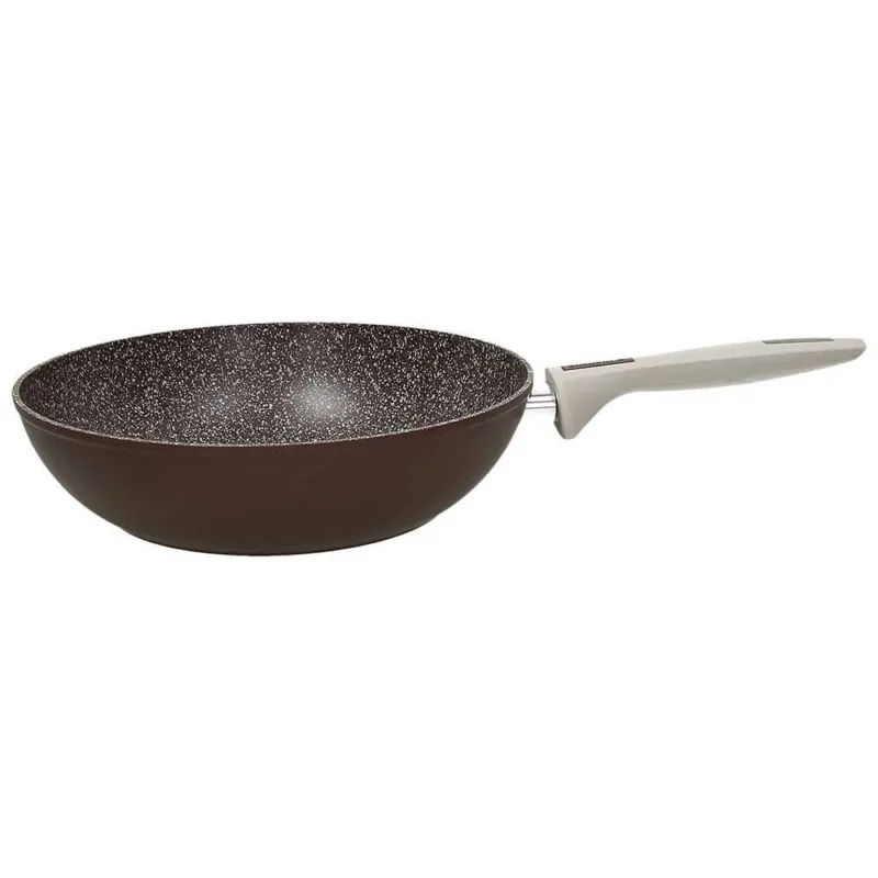 Compra Adesso Wok 28 cm Alluminio Marrone