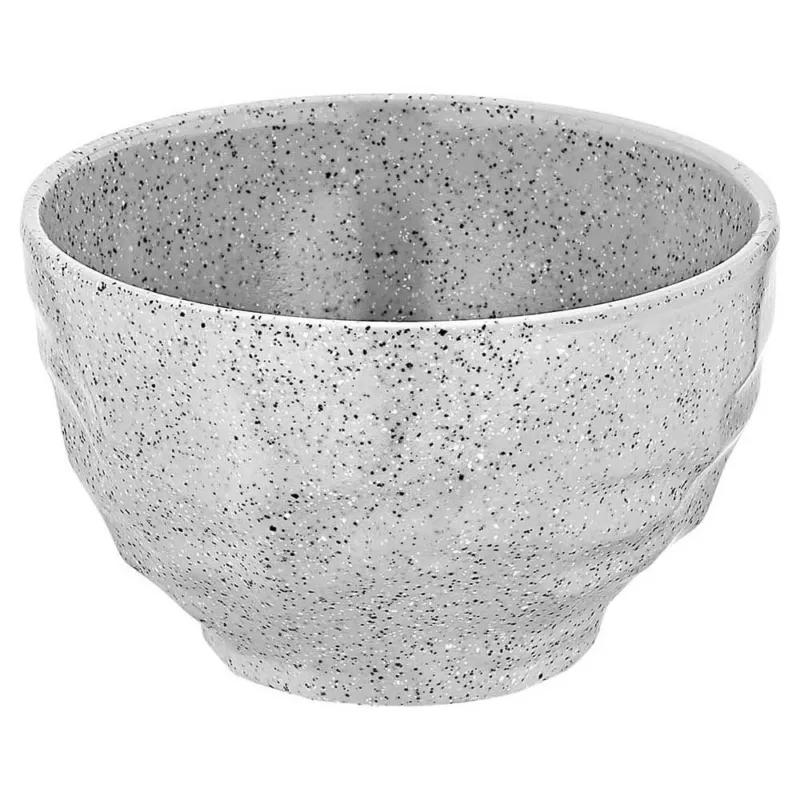 Bowl con piede cm 11 h6 Granito Melamina Grigio Vendita Finale