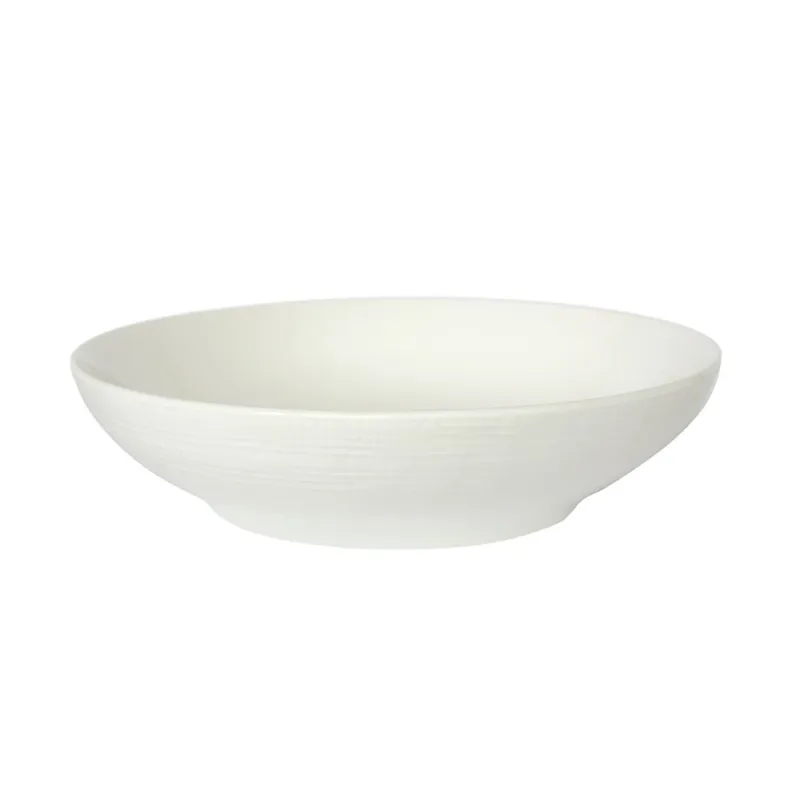 Prezzo Conveniente Piatto fondo 21 cm Stoneware Bianco