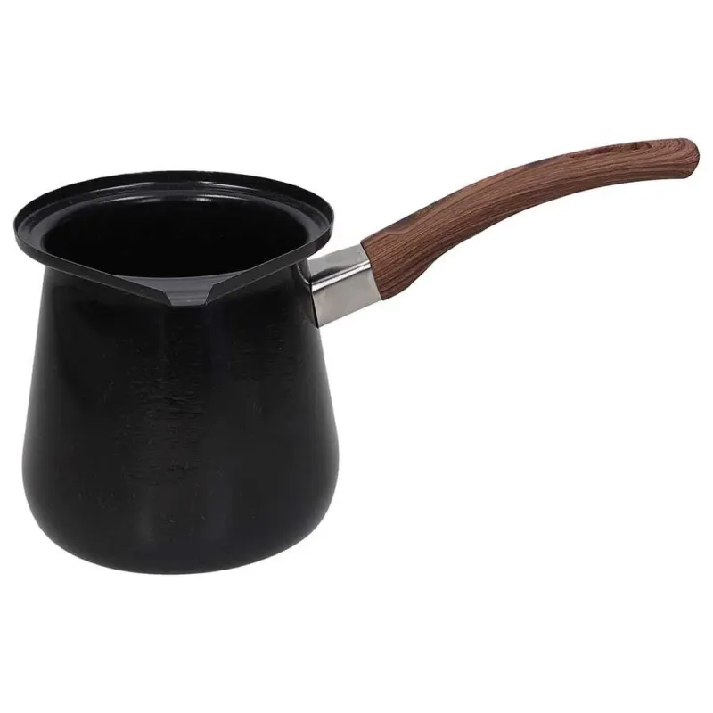 Bricco per caffè turco 7 cm 440 cc Country chic diamond Carbon steel Nero Bestseller
