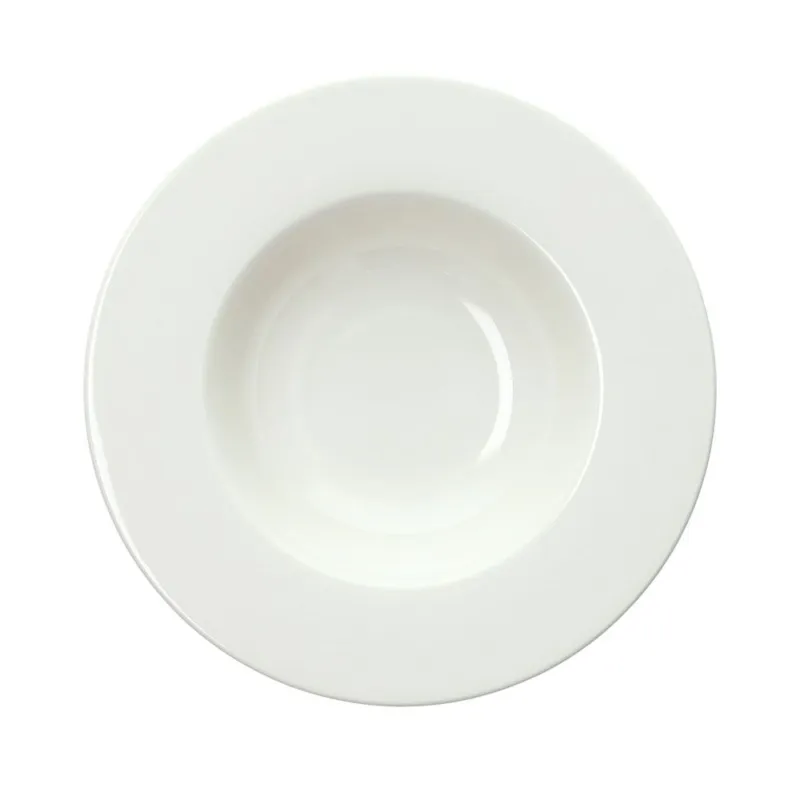 Compra Online Piatto fondo gourmet cm 28 Bianco Attitude Porcellana Bianco