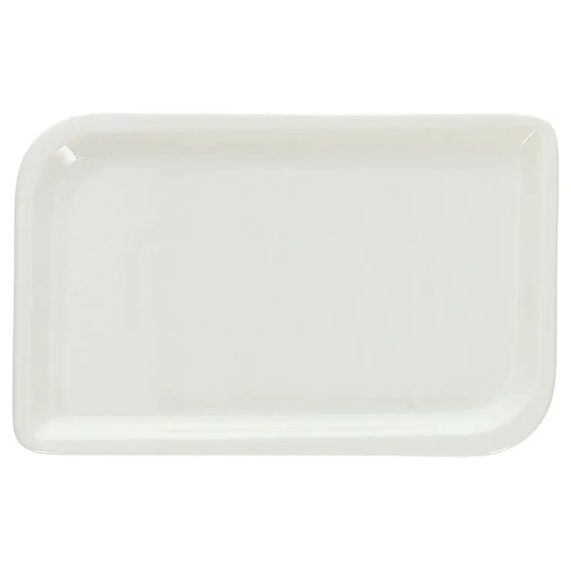 Super Prezzo Piatto rettangolare cm 24 x 15 Bianco Attitude Porcellana Bianco