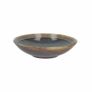 Piatto fondo cm 21 Blue and Brown Porcellana Blu Offerta Lampo