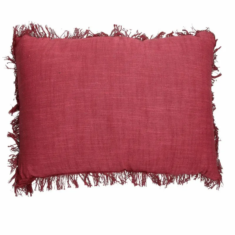 Cuscino rettangolare cm 35x50 Volterra pomegrade Cotone Rosso Professionale