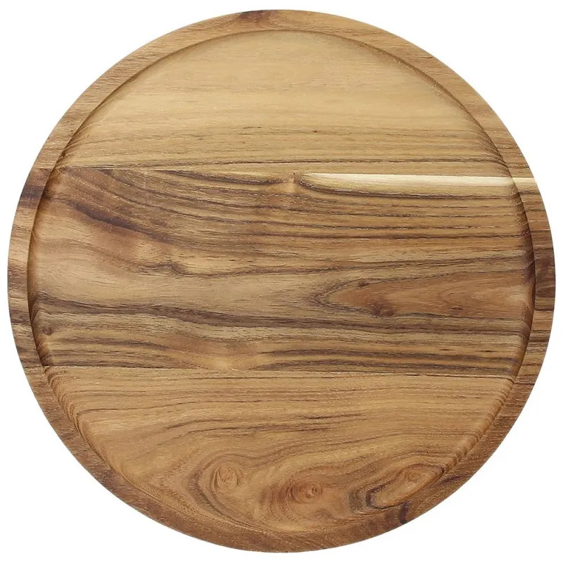 Serving rotondo dia.cm 28 Starbamboo Legno Marrone Subito Disponibile