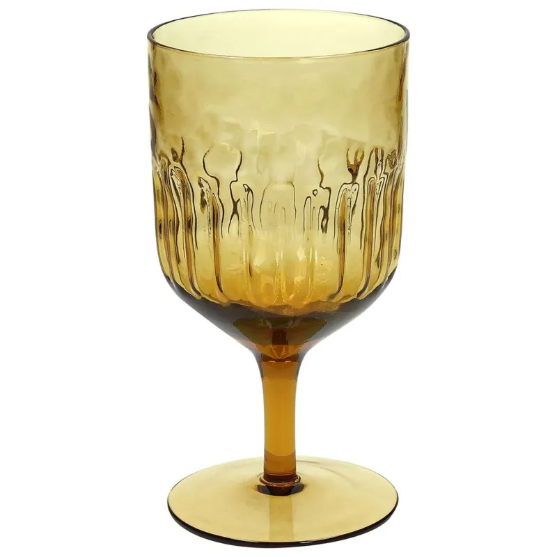 Calice cc 450 Ambra Vetro Giallo Ultime Pezzi