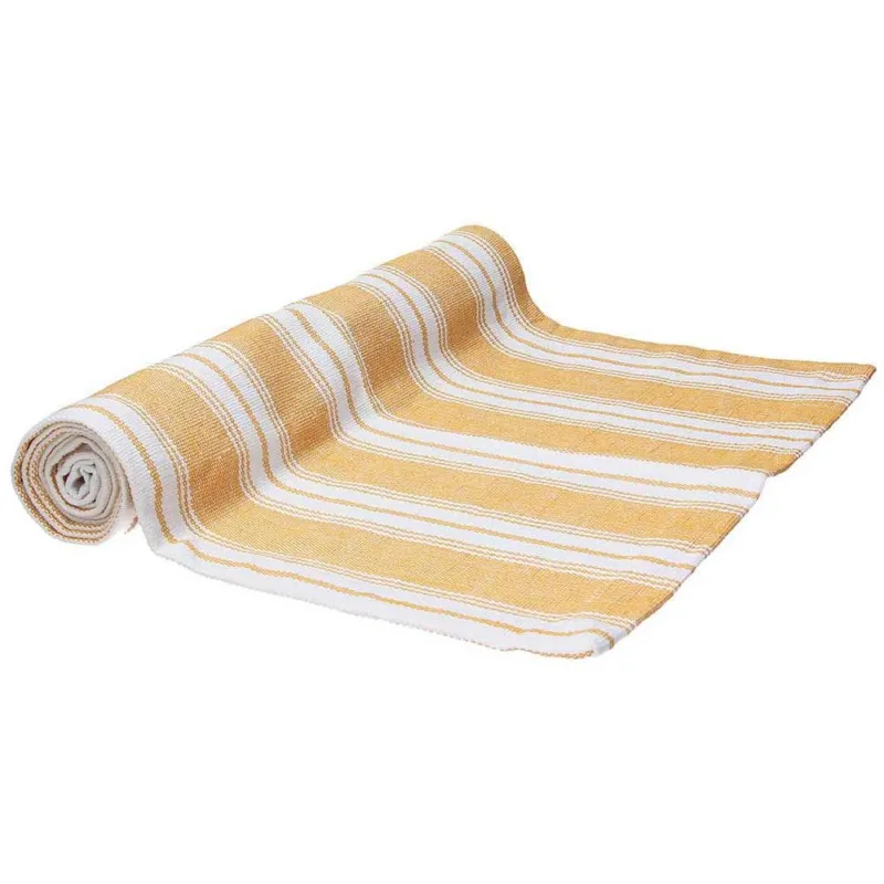 Runner cm 40x140 Giallo Cotone Giallo Pagamento Sicuro