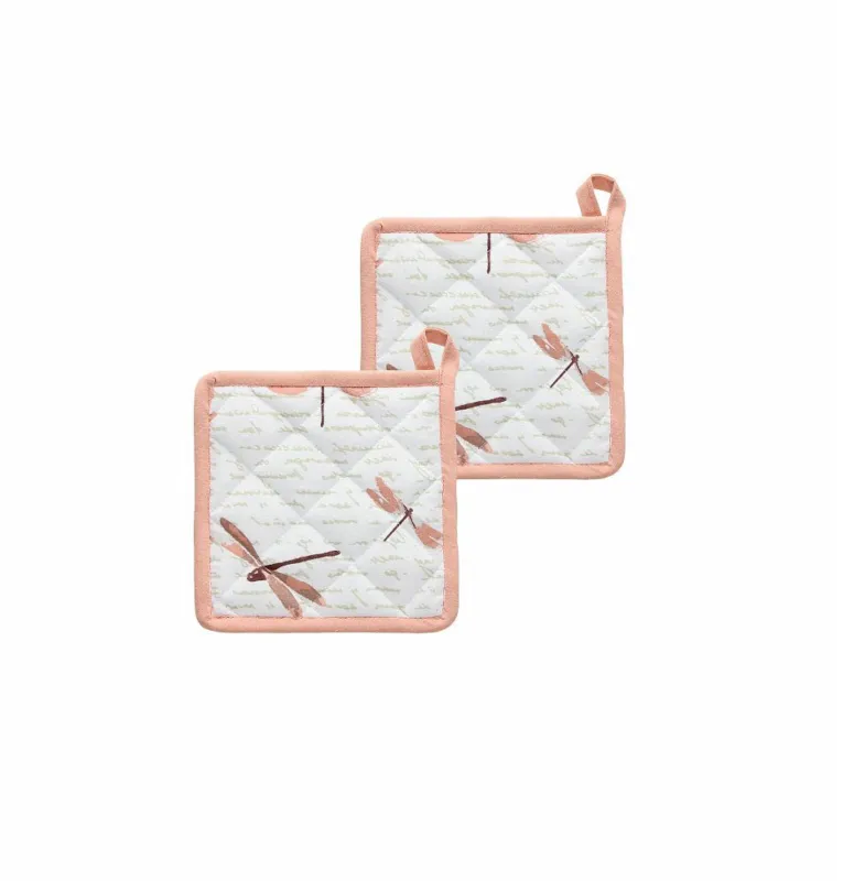Set 2 presine 15 x 15 cm Cotone Multicolor Prezzo Scontato