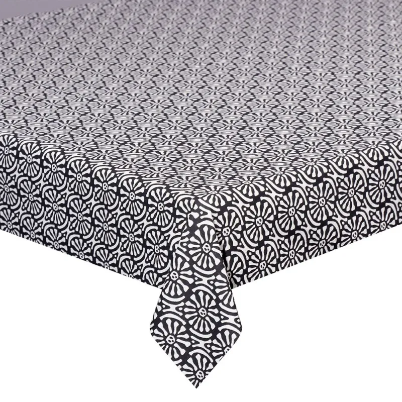 Nuovo Arrivo Tovaglia cm 150x300 Chakra Cotone Nero