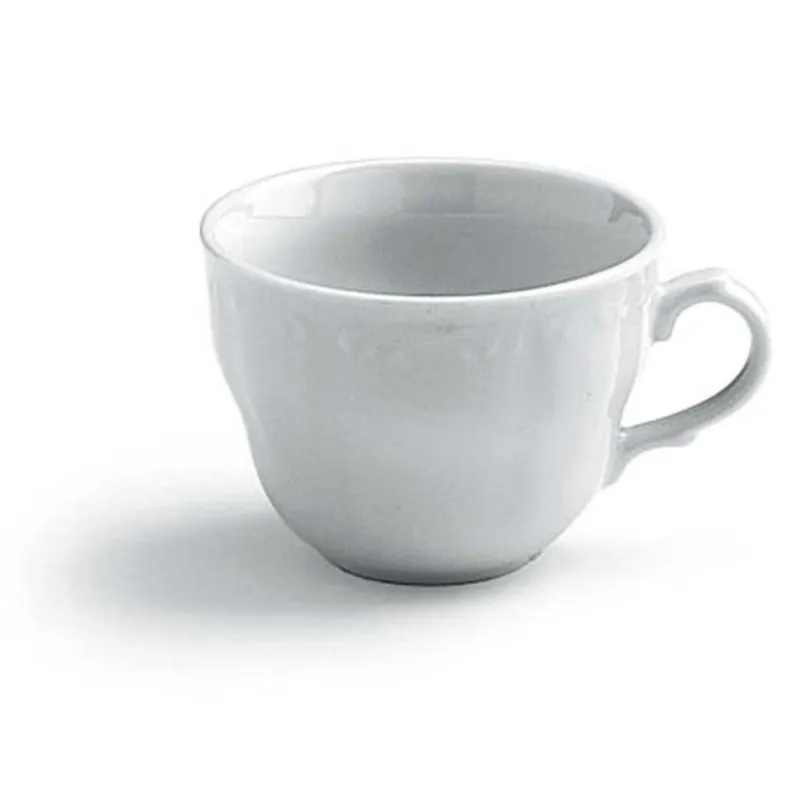 Tazza tè senza piatto 245 cc Porcellana Bianco Consegna Rapida