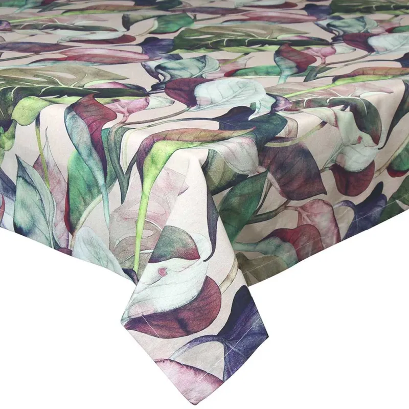 Occasione Imperdibile Tovaglia 150x300 rosa Calypso Cotone Rosa
