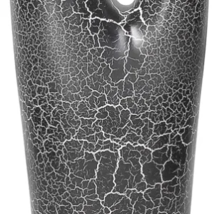 Solo Oggi Vaso doppio foro cm 50 h Spider Ceramica Nero